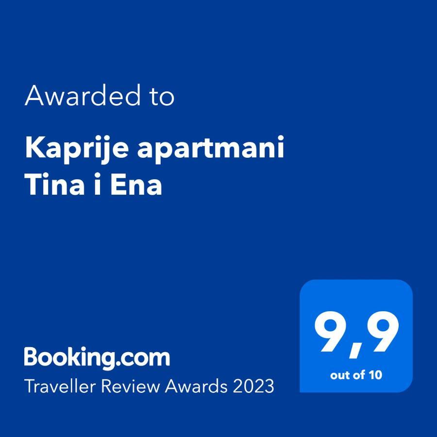 Kaprije Apartmani Tina I Ena מראה חיצוני תמונה