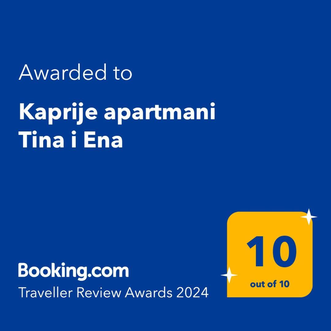 Kaprije Apartmani Tina I Ena מראה חיצוני תמונה
